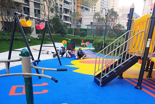 金沙游乐动物乐园滑梯组合