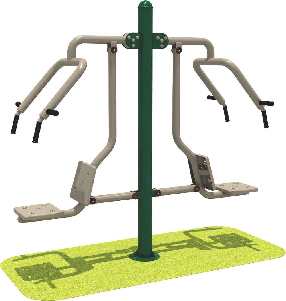 金沙健身器材 限位双人坐