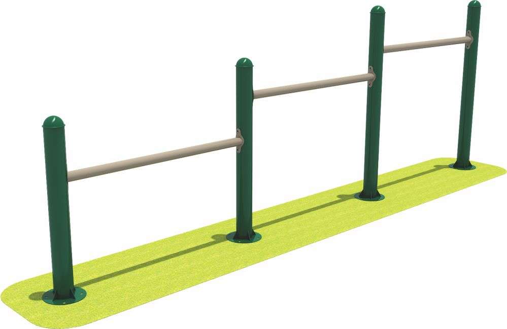 金沙健身器材 三人压腿器