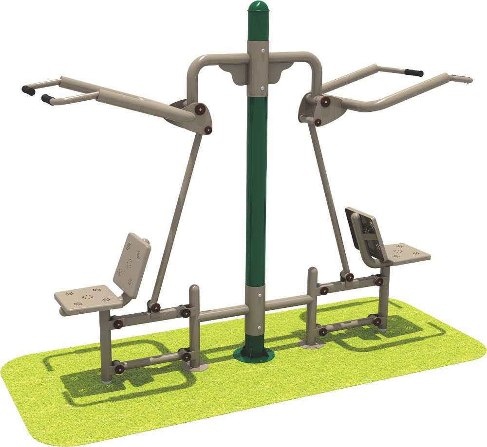 金沙健身器材 双人坐拉器