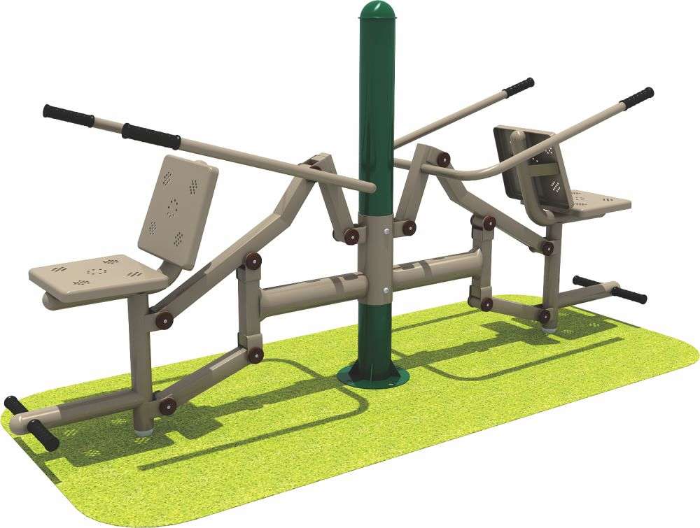 金沙健身器材 双人坐压器